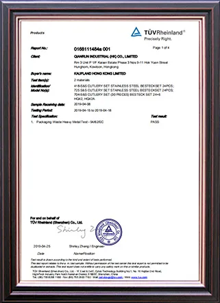 Packaging Waste Heavy Metal Test